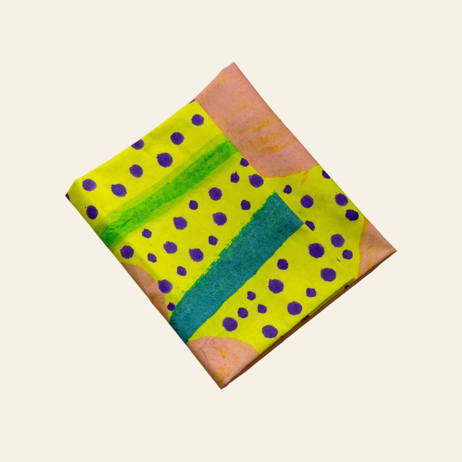 Large Tea Towel - Petal Dots