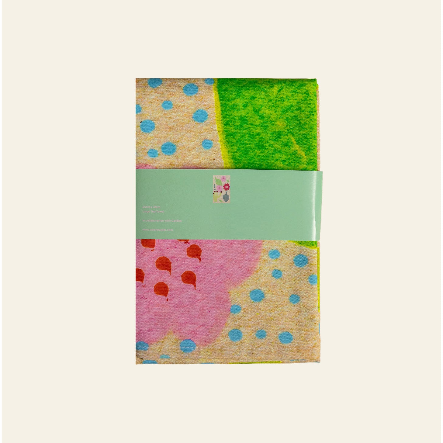 Large Tea Towel - Joyful Botanicals