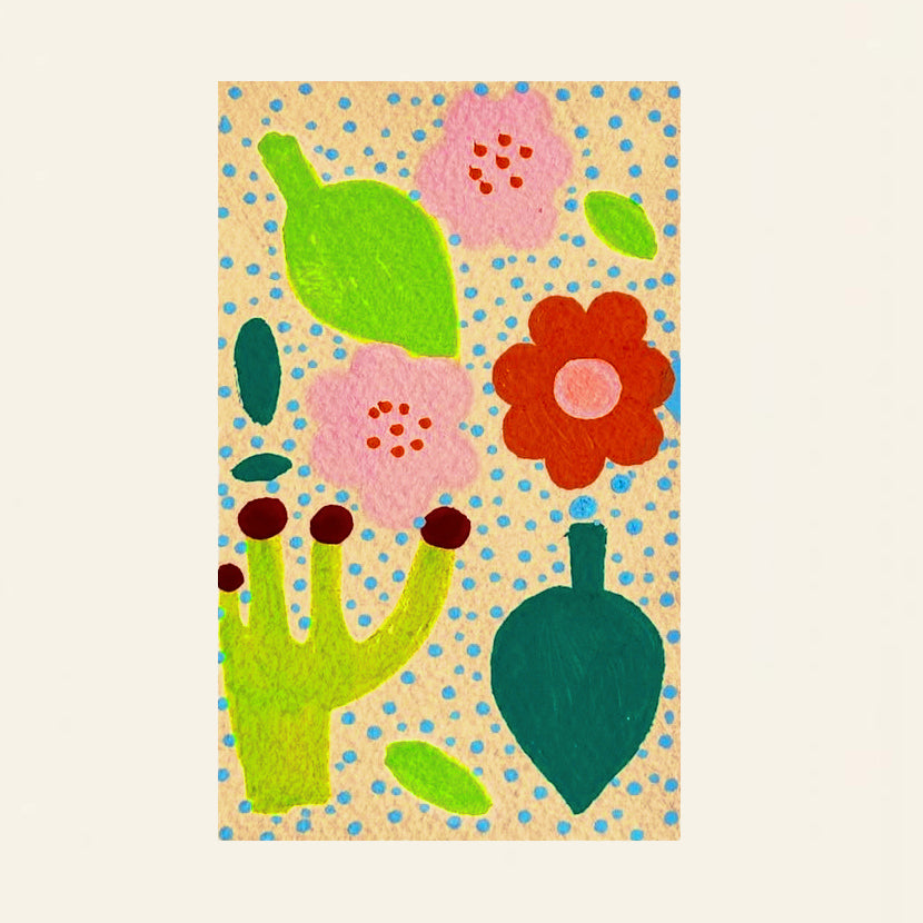 Large Tea Towel - Joyful Botanicals