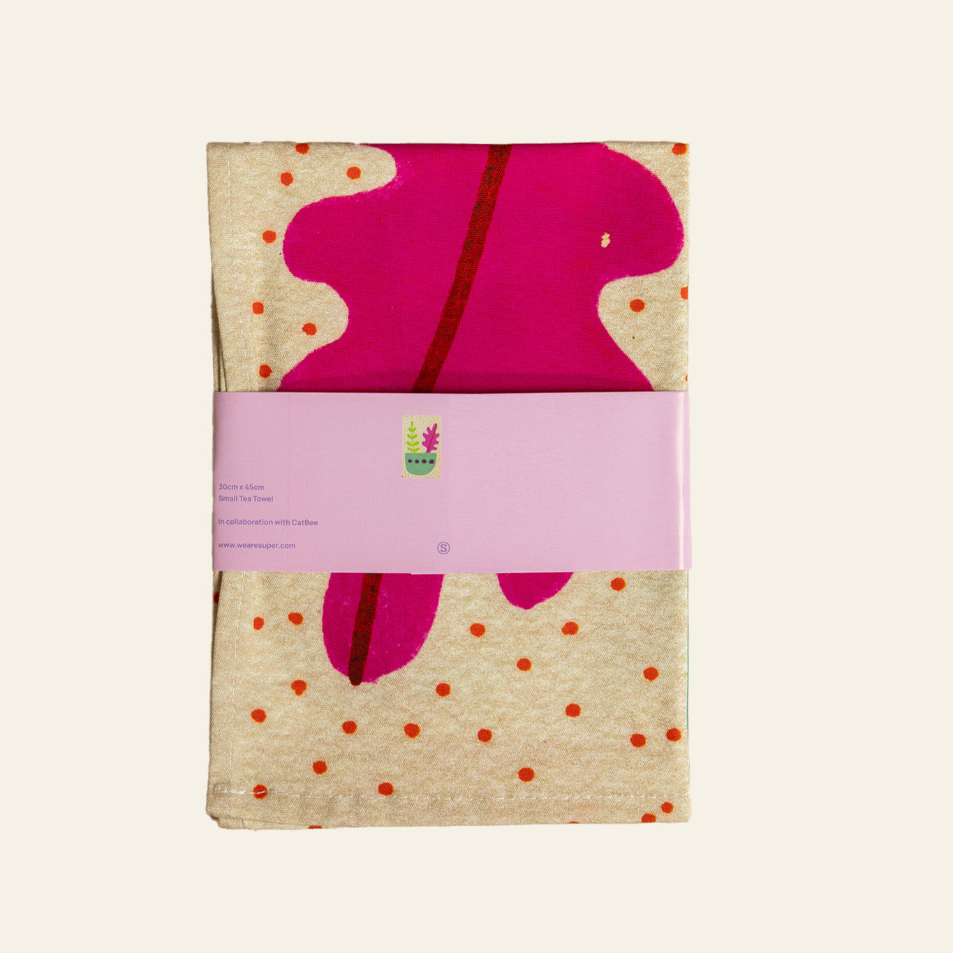 Small Tea Towel - Potted Plants