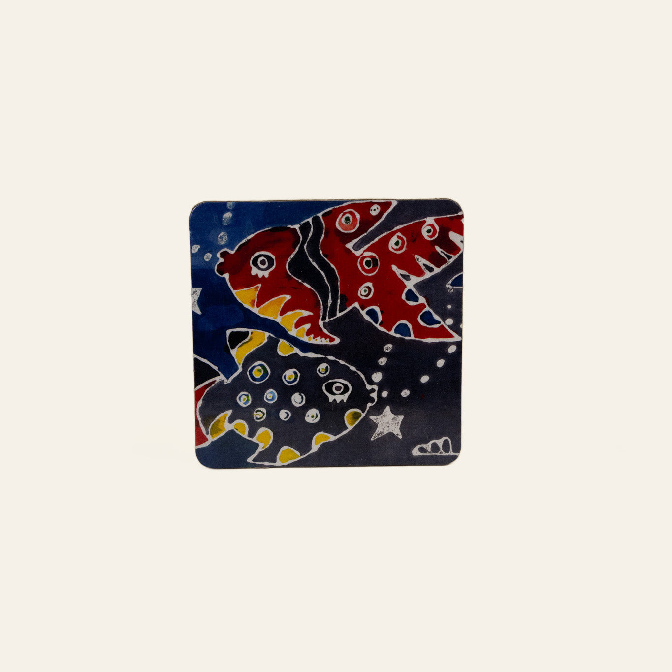 Cork Coasters (Set of 8) - Batik