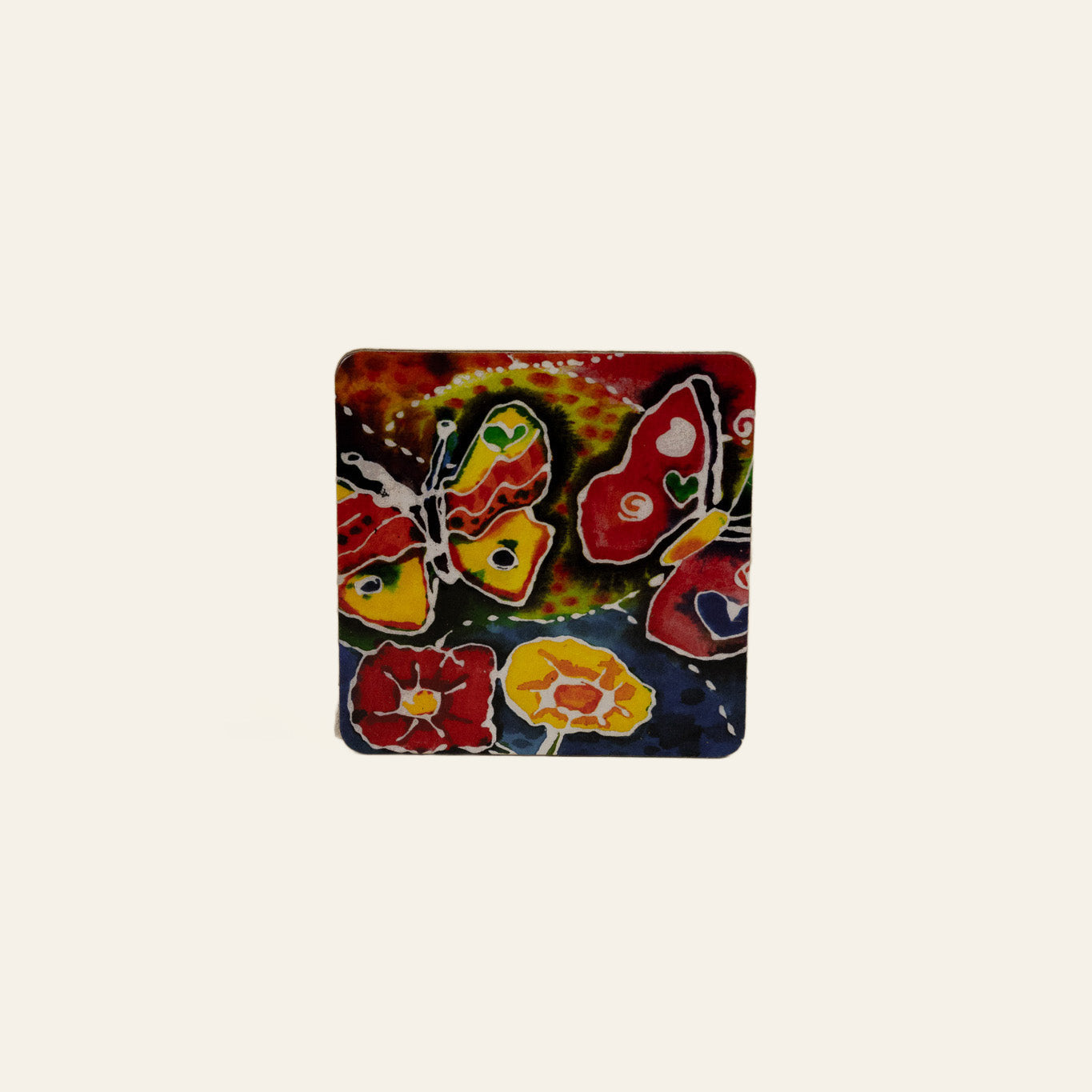 Cork Coasters (Set of 8) - Batik