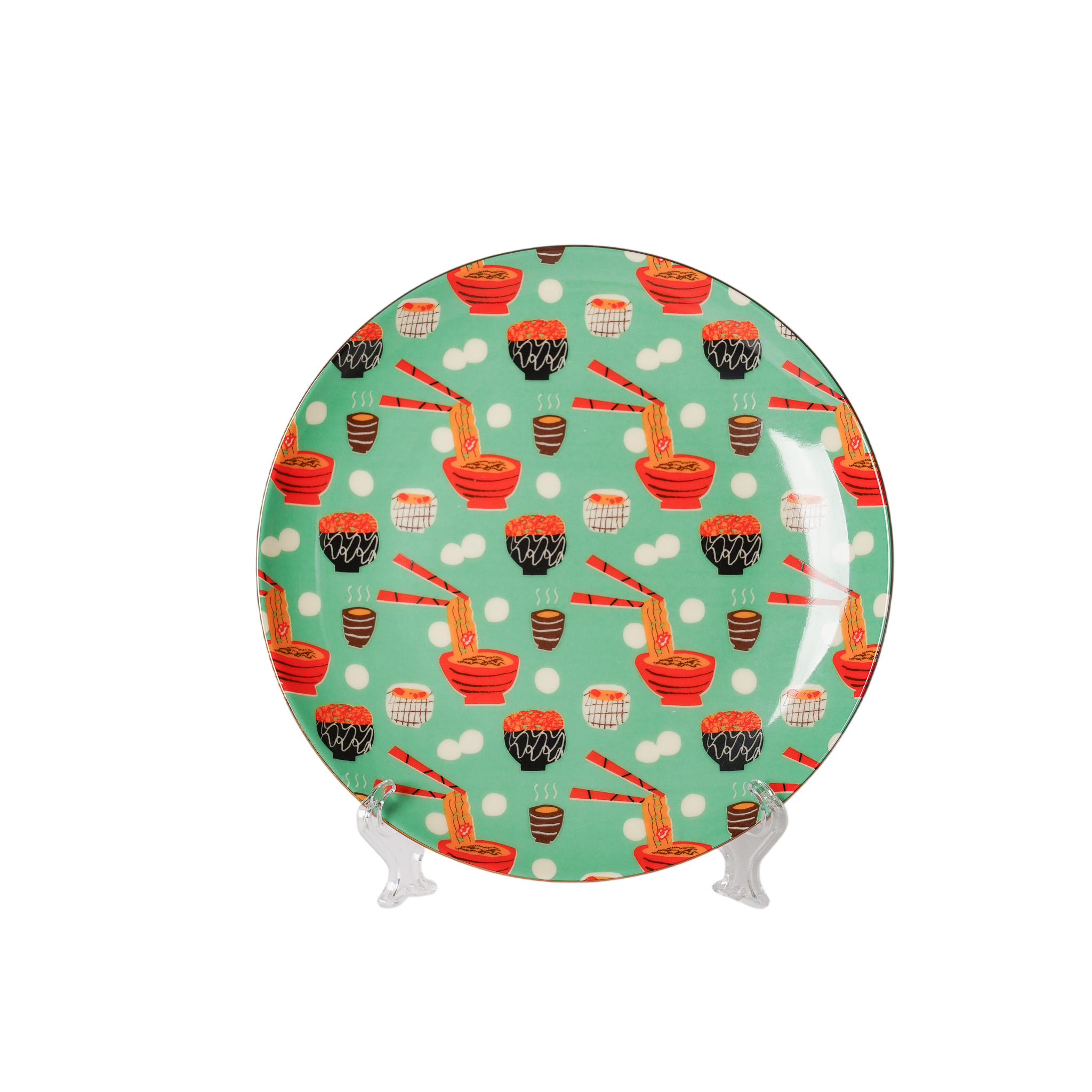 Curio Food 8" Bone China Plate