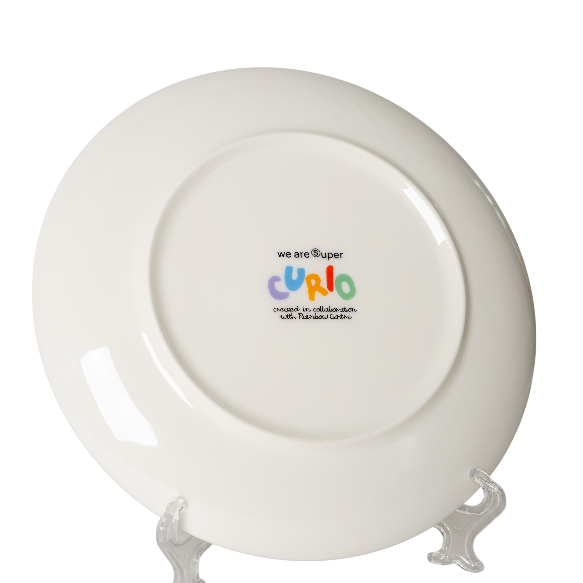 Curio Food 8" Bone China Plate