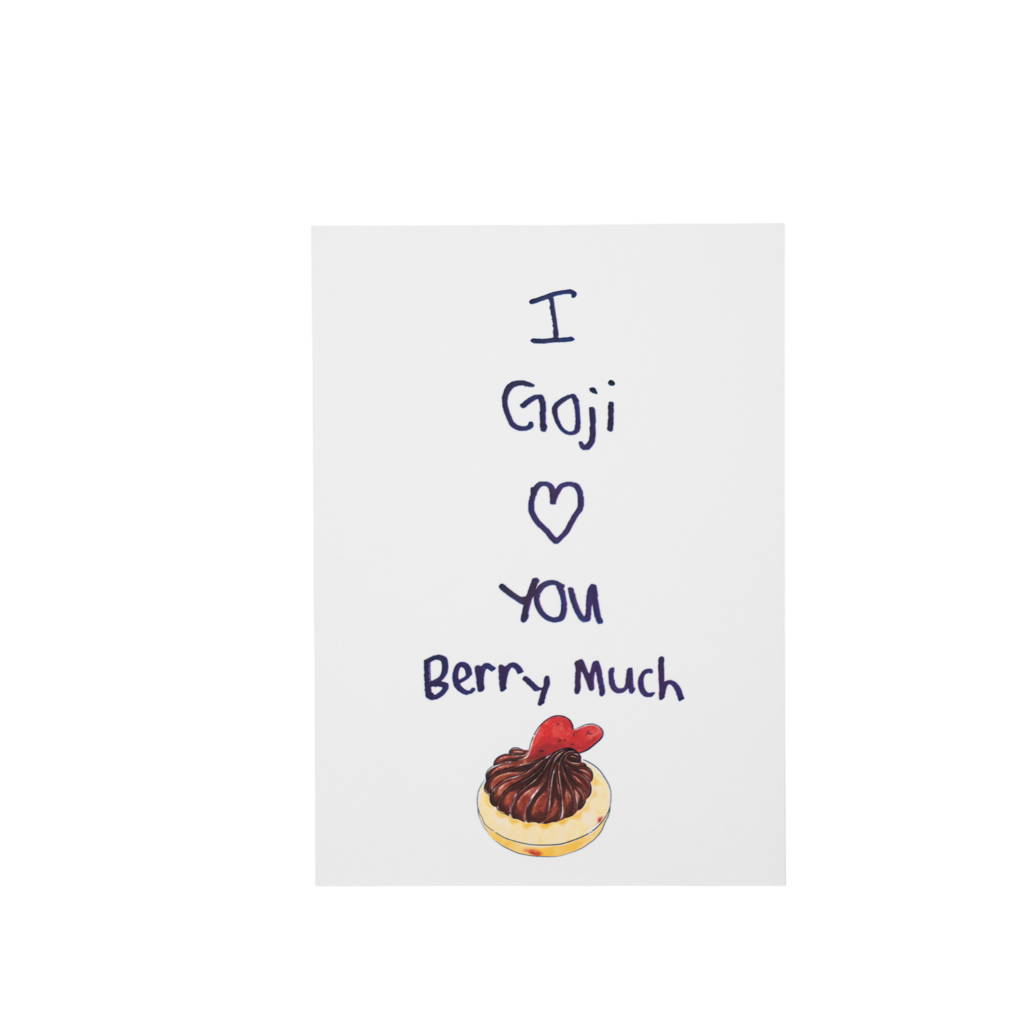 Postcard - I Goji love you berry much