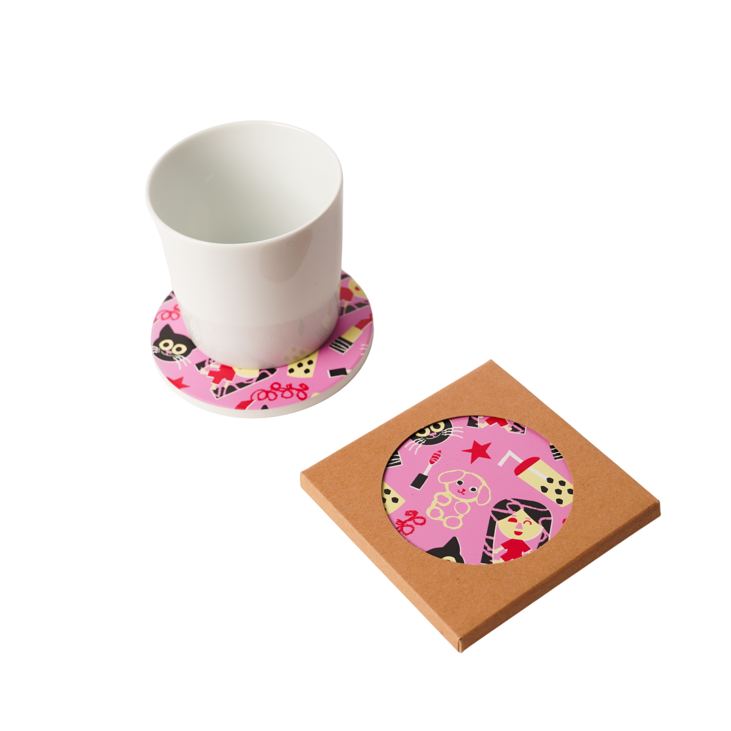 Curio Coaster - Girlie Pop
