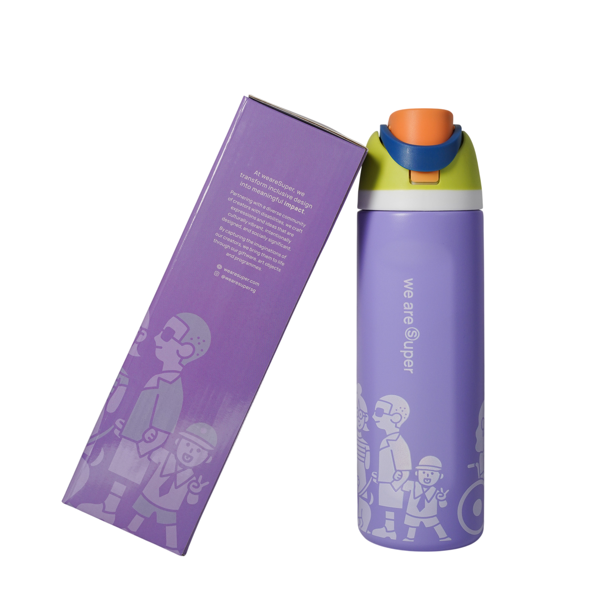 weareSuper Insulated stainless steel water bottle