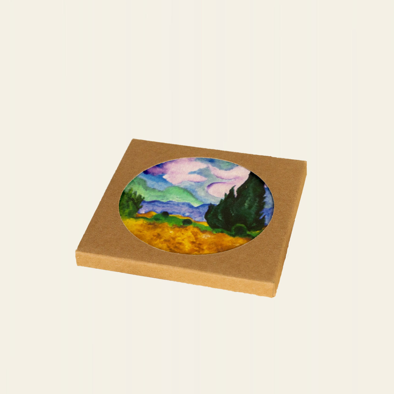 Diatomite Coaster - Landscape