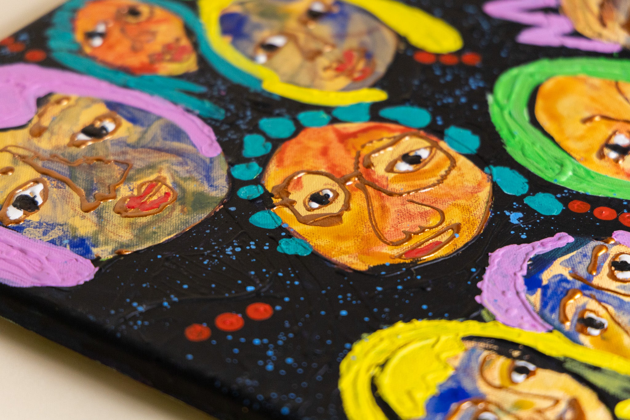 Happy Faces - Canvas Art Piece