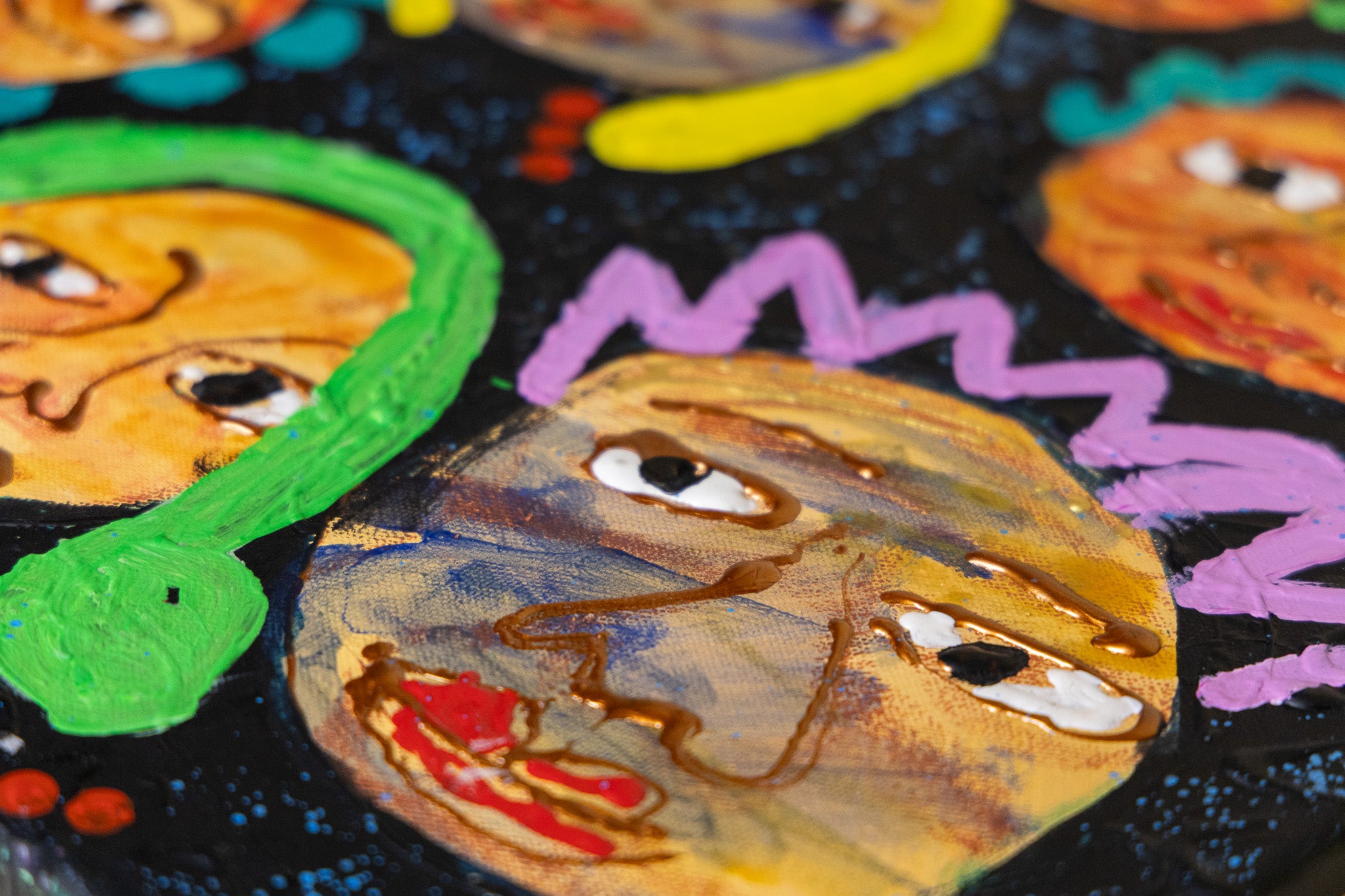 Happy Faces - Canvas Art Piece