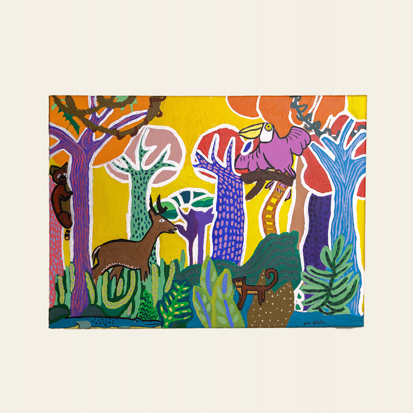 Residents of SG - Canvas Art Piece