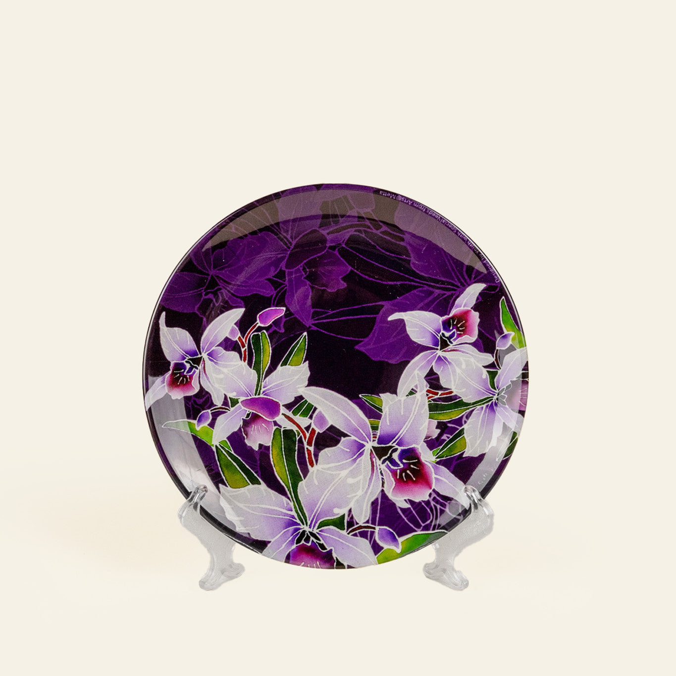 Vanda Miss Joaquim Plate  - Purple
