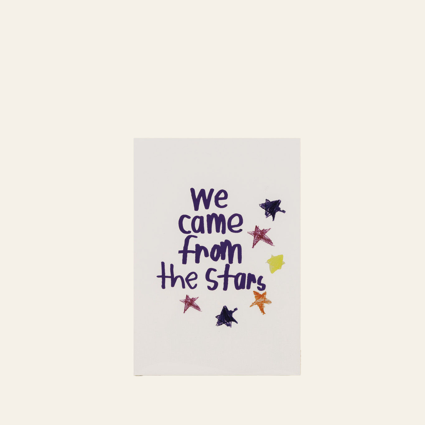 "We Came From The Stars" Postcard