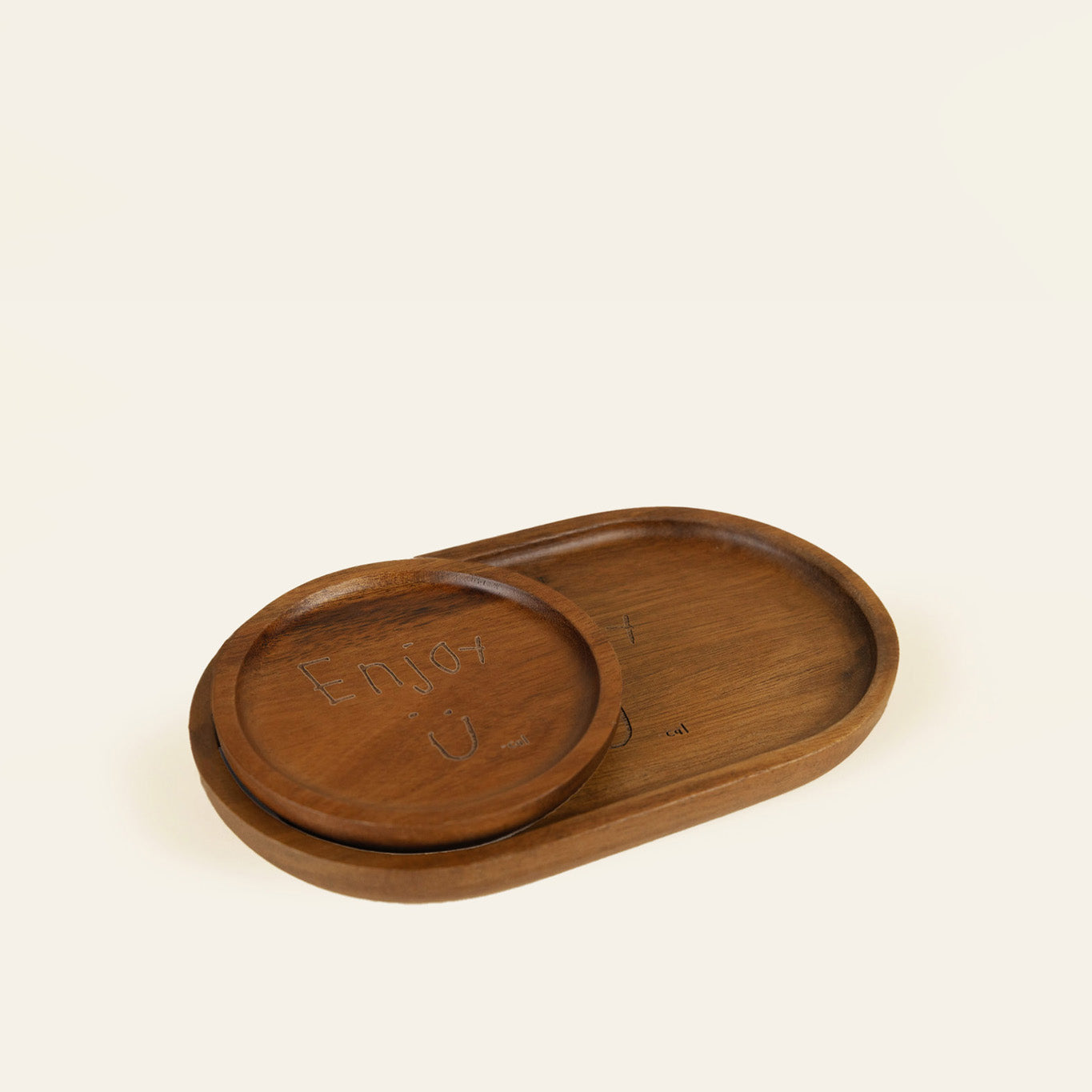 Enjoy Coaster - Acacia Wood